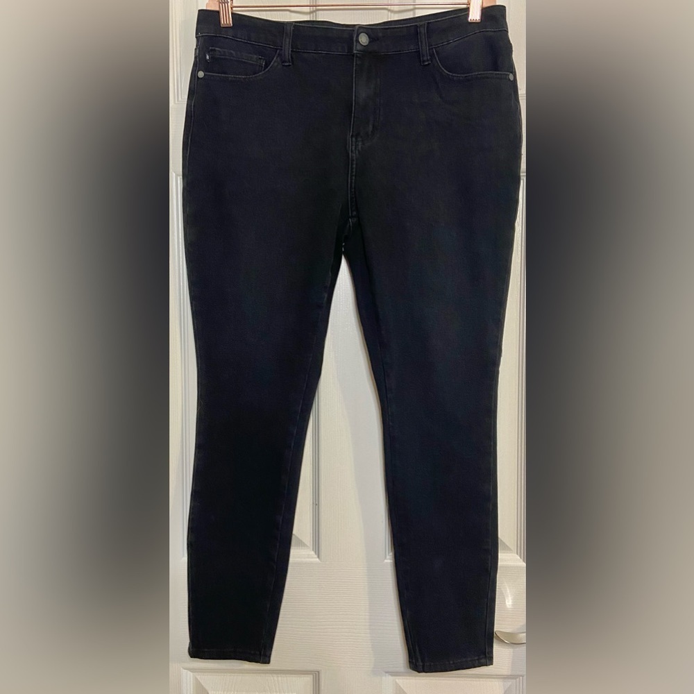 Judy Blue Women's Size 15 Black Skinny Jeans Stretch Mid Rise